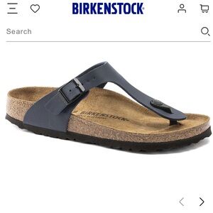 Birkenstock Gizeh Blue Thong Sandal